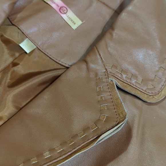 Vintage 70's/80's Brown Leather Jacket - Picture 7 of 12